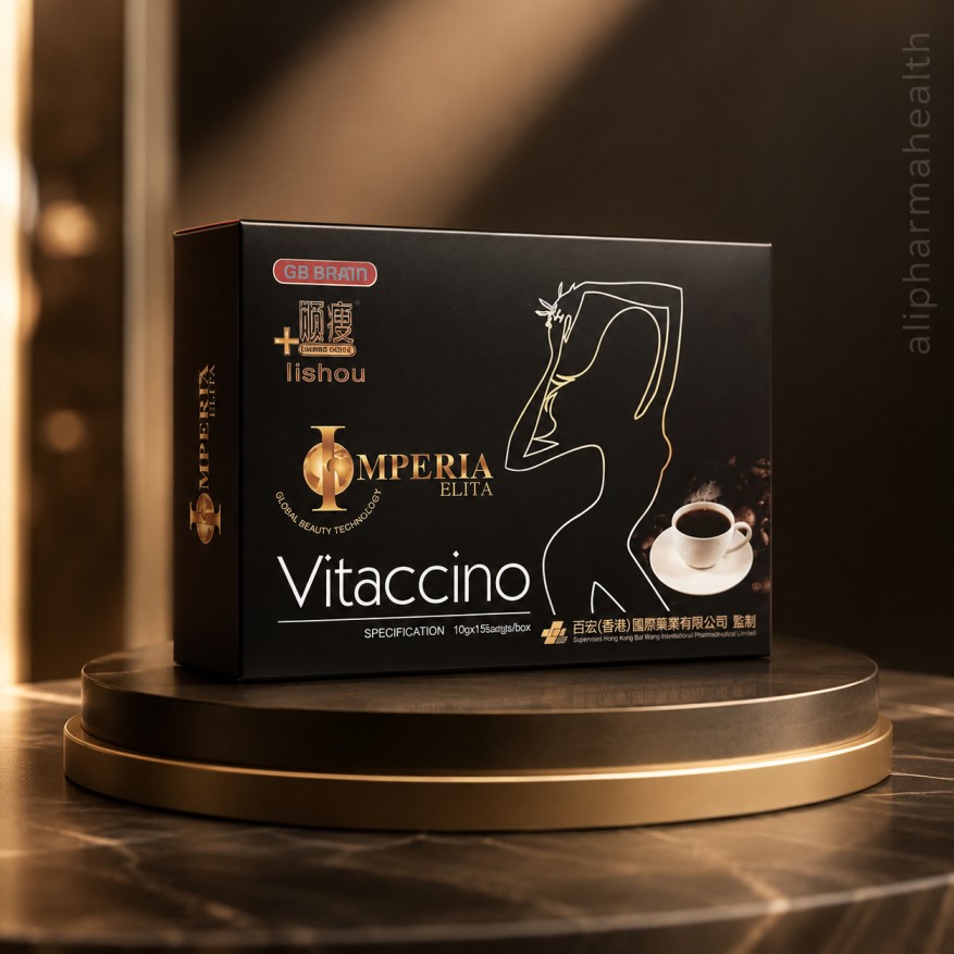 Baian Vitaccino Imperia Elita Slimming Coffee is a convenient herbal instant coffee designed to complement balanced nutrition and an active lifestyle as part of a daily weight-management routine.